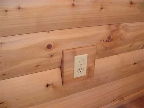 installing electrical boxes in log homes|log home electrical box.